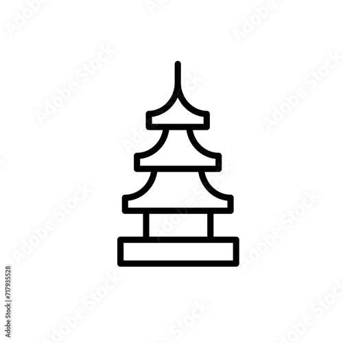 Transformer insulator Icon. Simple vector sign of an electric current transformer made in black style on white background.