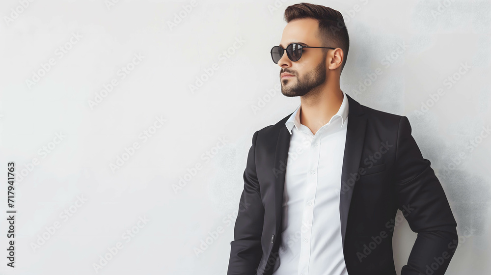 confident millionaire or rich man on minimal background copy space, confidence and determination are part of success concept confident millionaire or rich man on minimal background copy space, confidence and determination are part of success concept