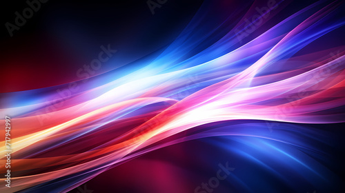 Glowing shiny line effect vector background  technology line background and light effect  3D rendering