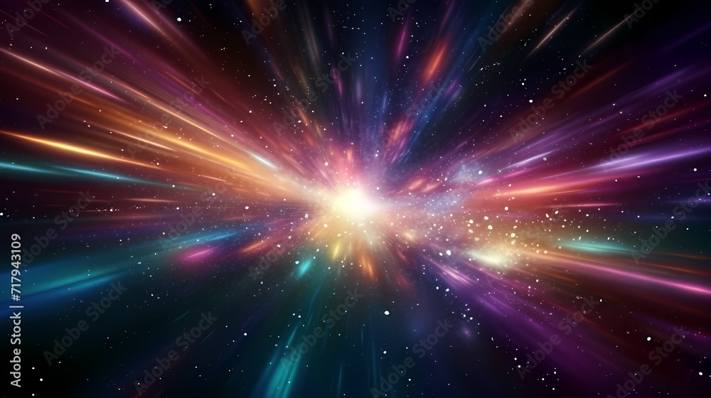 Fototapeta premium Glowing shiny line effect vector background, technology line background and light effect, 3D rendering