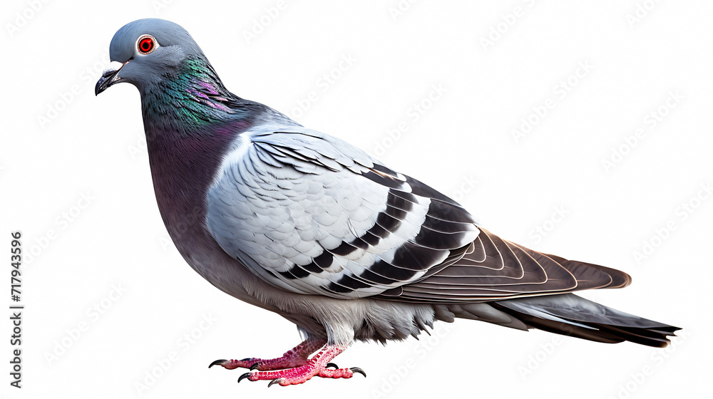 Naklejka premium View of a Beautiful Pigeon Bird