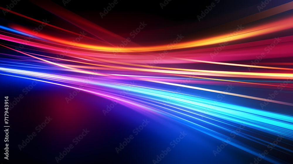 Glowing shiny line effect vector background, technology line background and light effect, 3D rendering Glowing shiny line effect vector background, technology line background and light effect, 3D rendering