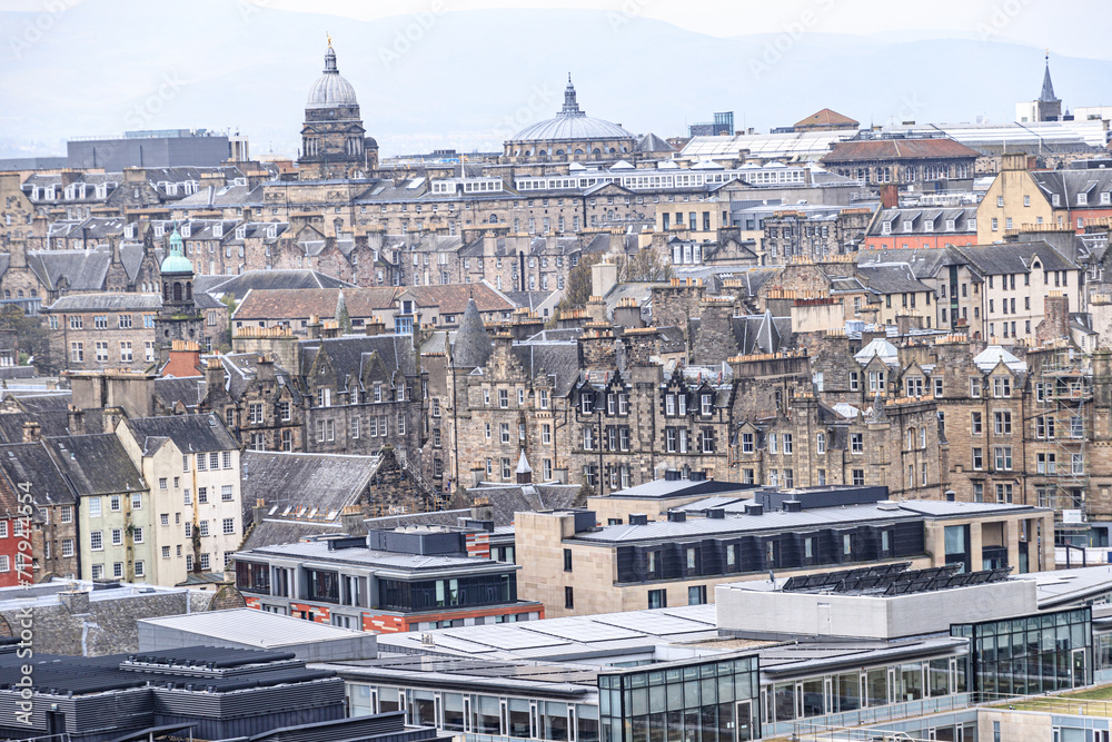 Edinburgh’s Historic Architecture Amidst Modern City Life