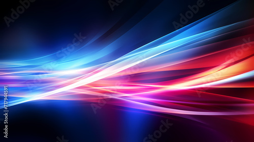 Glowing shiny line effect vector background  technology line background and light effect  3D rendering