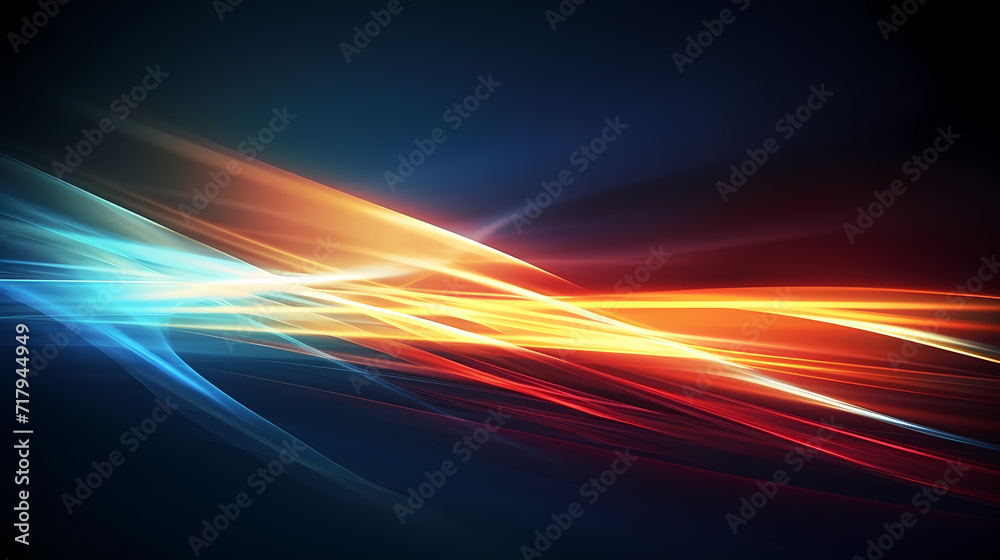 Glowing shiny line effect vector background, technology line background and light effect, 3D rendering Glowing shiny line effect vector background, technology line background and light effect, 3D rendering