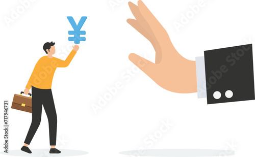 Prohibit financial business transactions. Stop the yuan


