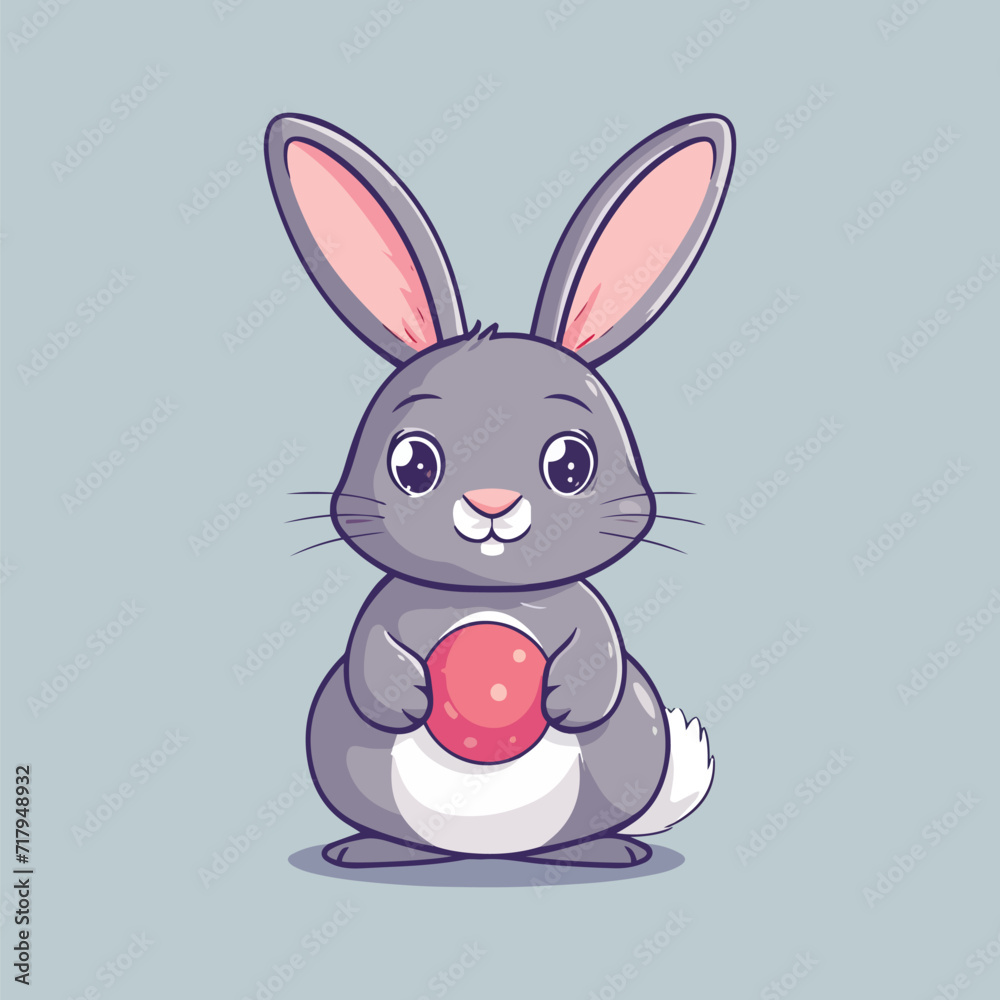 easter bunny with egg easter bunny with egg