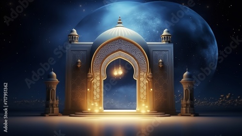 Islamic Ramadan greeting background