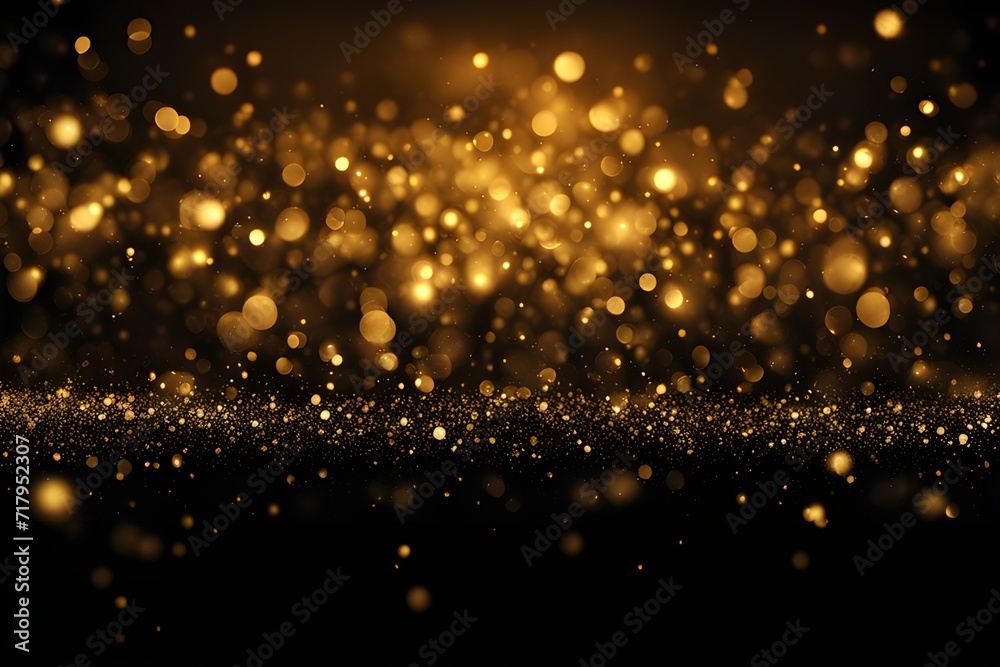 Gold glow particle Gold glow particle