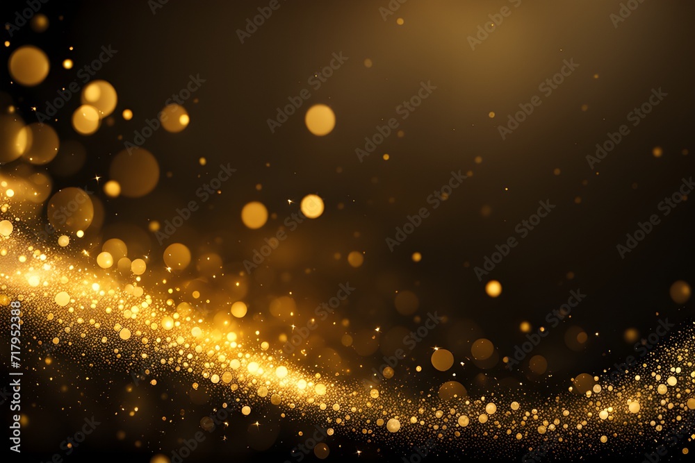 Gold glow particle Gold glow particle