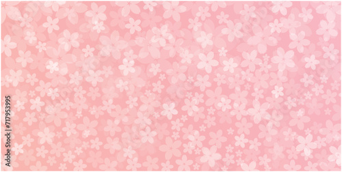 桜の花びらの背景素材