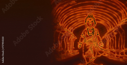 Schilderij op canvas Bhagwan Rama, the Hindu God