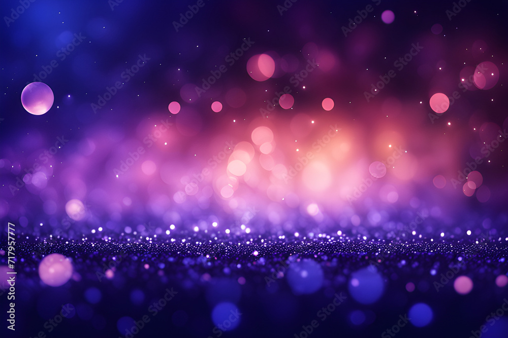 Obraz premium Indigo glow particle 