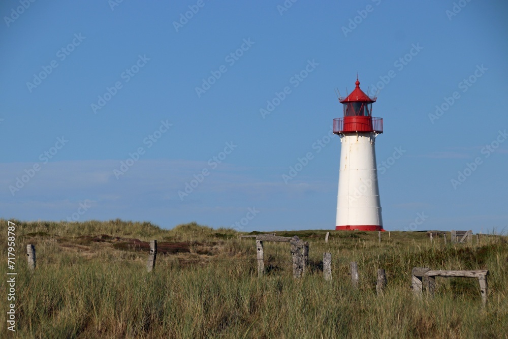 Lighthouse List-Ost on the island Sylt
