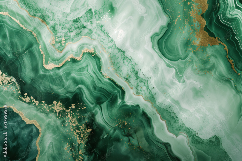 Green marble texture. Background image. Created with Generative AI technology