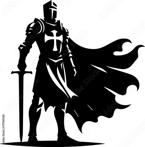 Knight Silhouette Knight Male Warrior Silhouette
