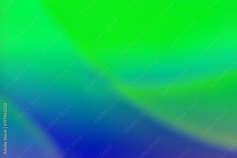 Abstract blurred background image of blue, green colors gradient used as an illustration. Designing posters or advertisements.