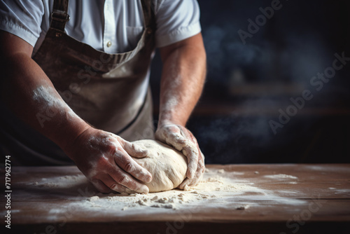 person making a dough, in the style of matte background, nostalgic mood, human connection, graceful curves, lightbox