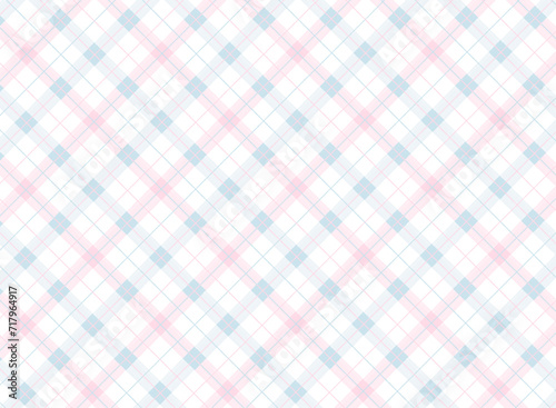 格子柄の可愛いシームレスなパターン背景