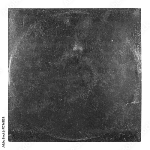 Vinyl Record Album EP Cover Texture Mockup. Realistic paper overlay with worn edges and damage - scratches, torn, grainy outline. Album cover old effect for cd, vinyl. 