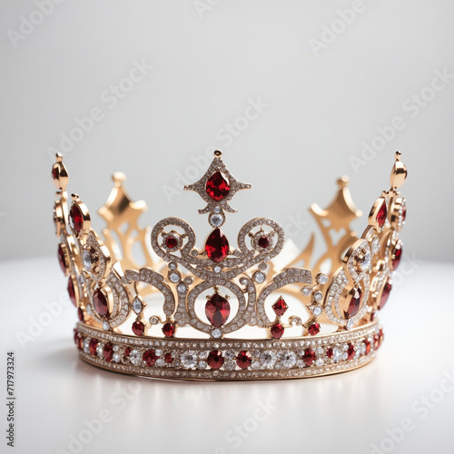 Women crown isolated on white background