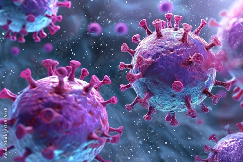 virus cell attacks body cells