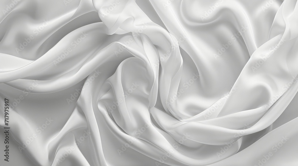 Obraz premium White fabric texture background design element