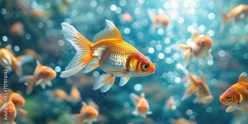 Goldfish Transparent Swarm