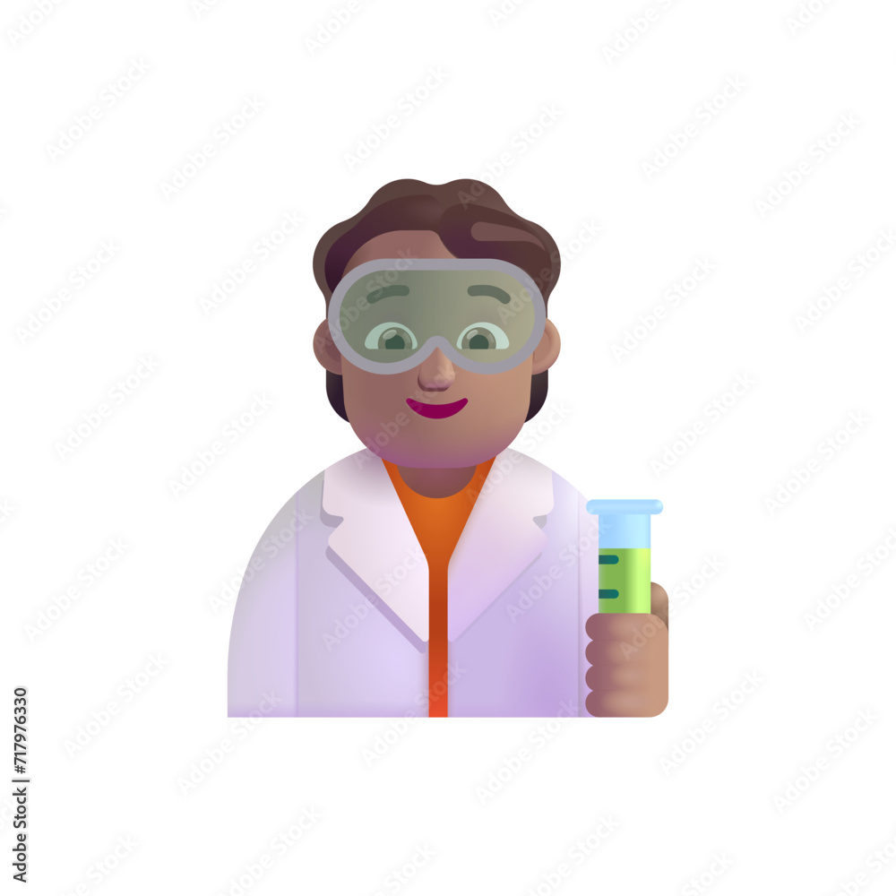 Scientist: Medium Skin Tone