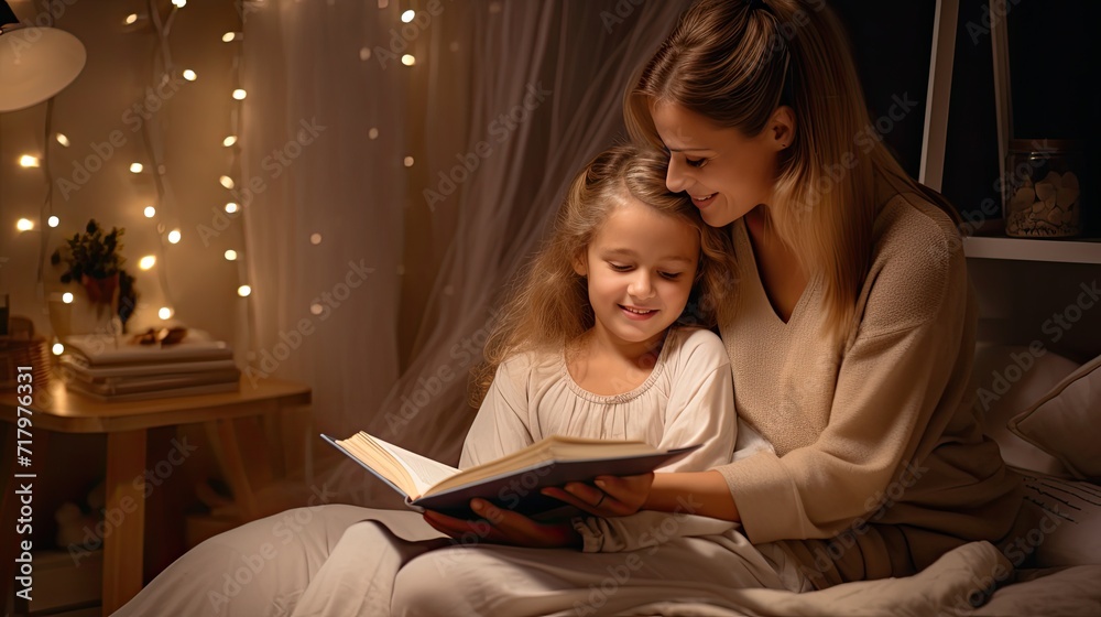 mother and child reading a book mother and child reading a book