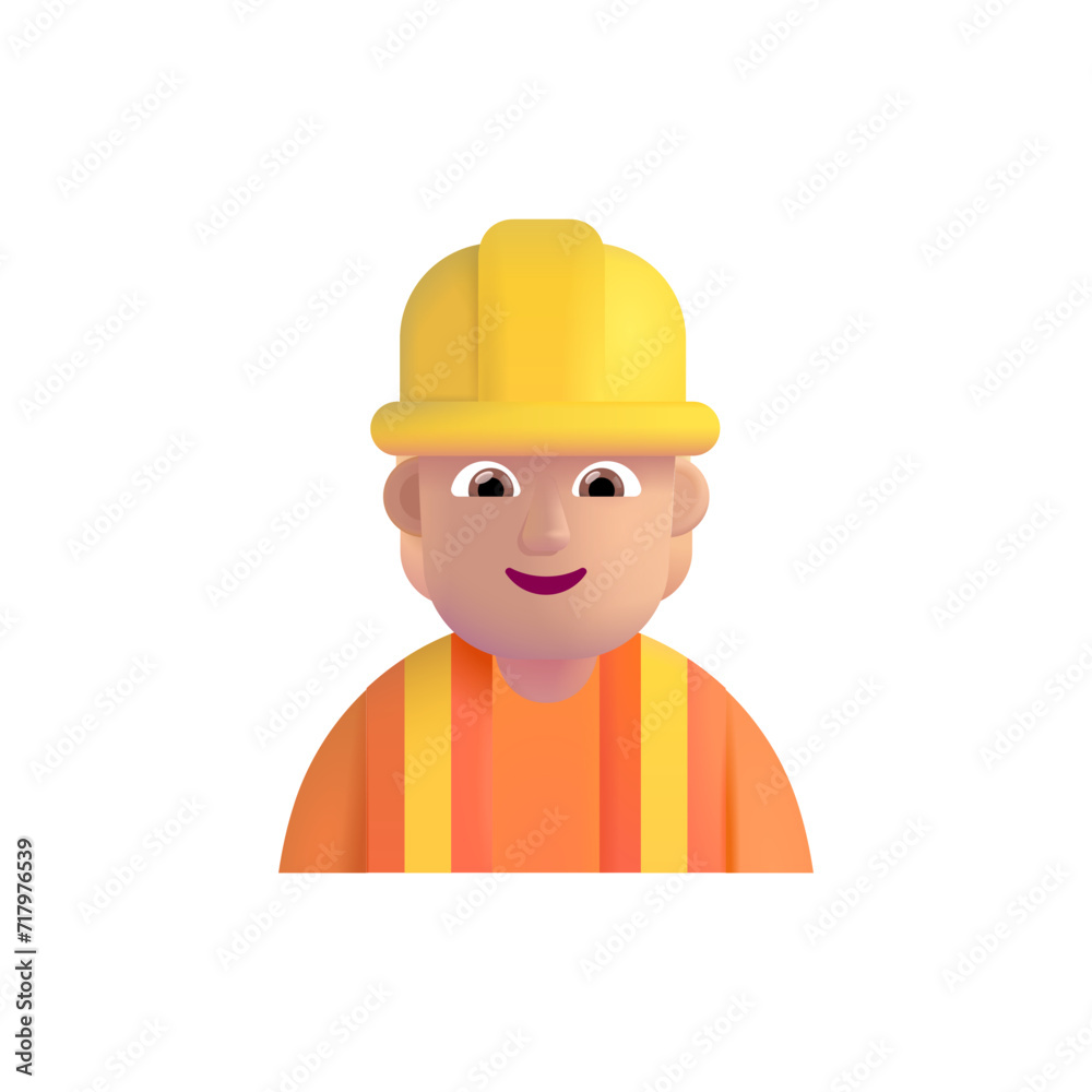 Construction Worker: Medium-Light Skin Tone