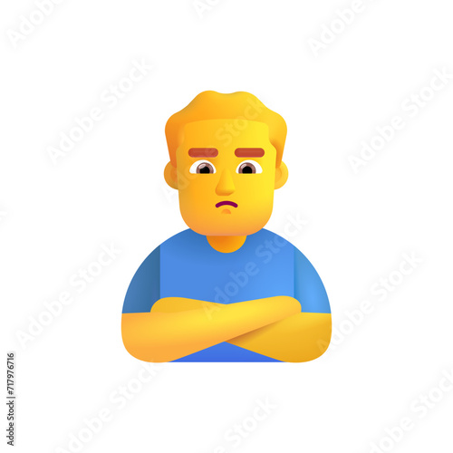 Man Pouting