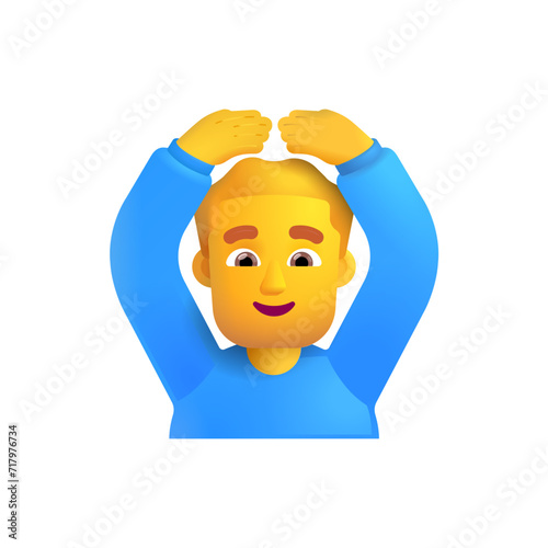 Man Gesturing OK