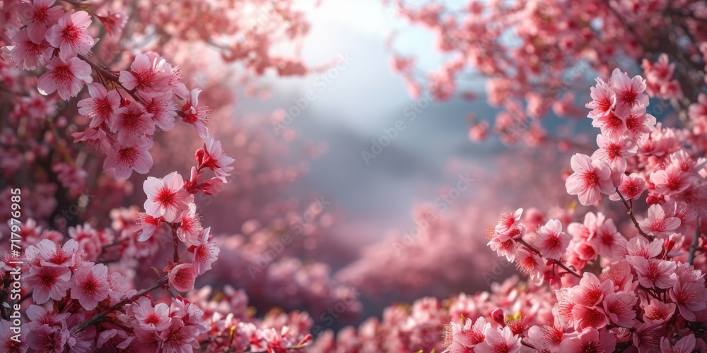 Cherry Blossoms Transparent Serenity