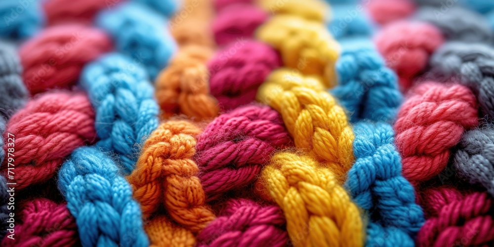 Vibrant Knitted Wool