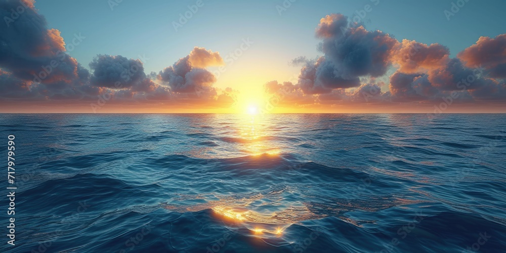 Ocean Horizon Sunshine