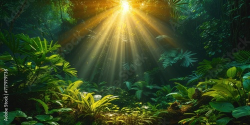 Rainforest Canopy Sunshine