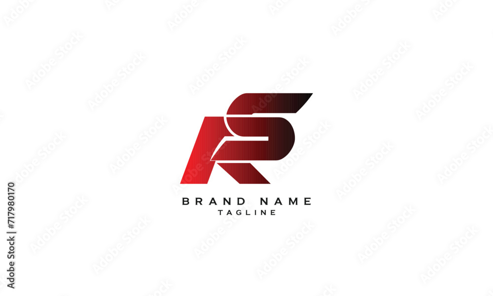SR, RS, Abstract initial monogram letter alphabet logo design SR, RS, Abstract initial monogram letter alphabet logo design