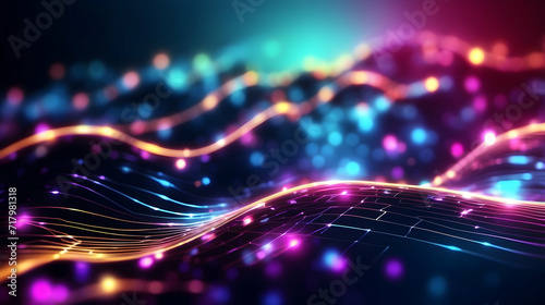 Digital transformation line gradient background, Abstract technology backdrop, Futuristic digital concept, Gradient lines and technology, Modern digital transformation pattern, Tech-inspired gradient 