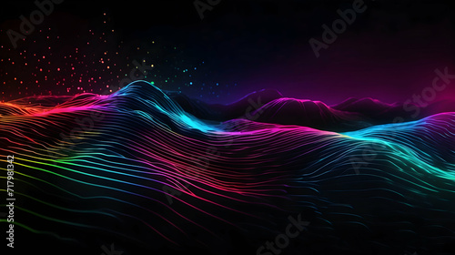 Digital transformation line gradient background, Abstract technology backdrop, Futuristic digital concept, Gradient lines and technology, Modern digital transformation pattern, Tech-inspired gradient 