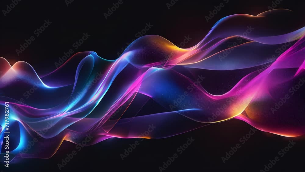 Colorful smoke flowing against a black background
Colorful smoke flowing against a black background