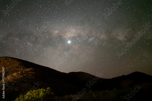 Lihue Calel National Park, Night Landscape, La Pampa, Argentina photo