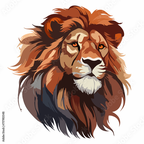 lion head vector