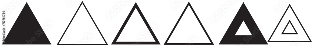 Triangle Icon Black | Label Triangles | Frame Logo | Emblem | Traffic Sign | Road Symbol | Isolated | Transparent Variations Triangle Icon Black | Label Triangles | Frame Logo | Emblem | Traffic Sign | Road Symbol | Isolated | Transparent Variations