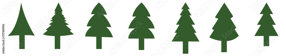 Christmas Tree color Icon | Fir Tree Illustration | x-mas Symbol | Logo | Isolated Variations Christmas Tree color Icon | Fir Tree Illustration | x-mas Symbol | Logo | Isolated Variations