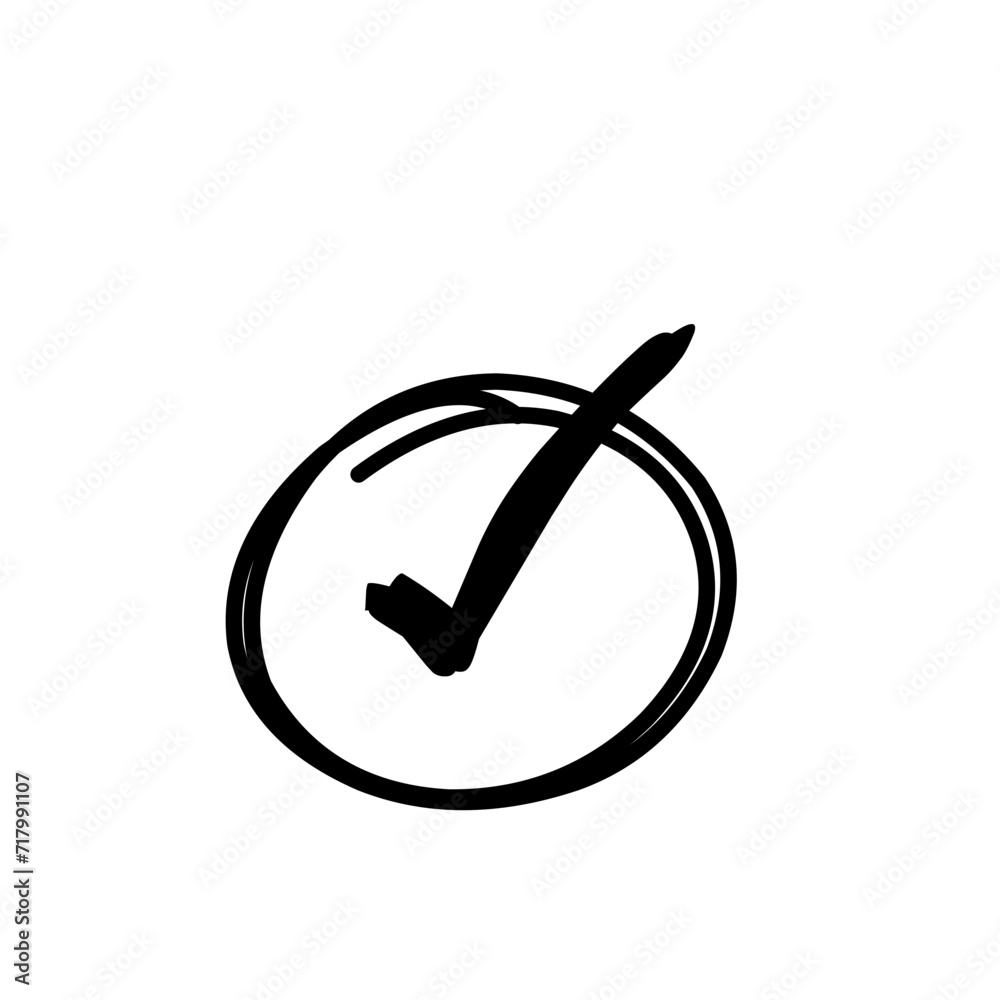 Hand drawn checkmark Hand drawn checkmark