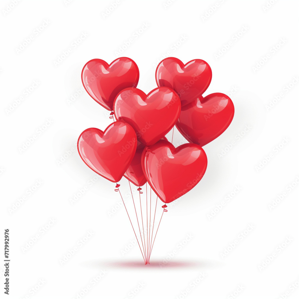 Heart balloons