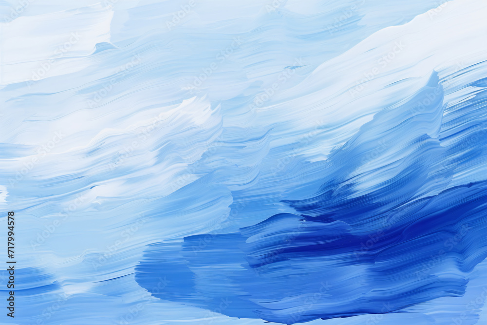 Blue brushstrokes background generated AI