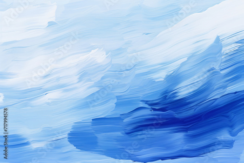 Blue brushstrokes background generated AI