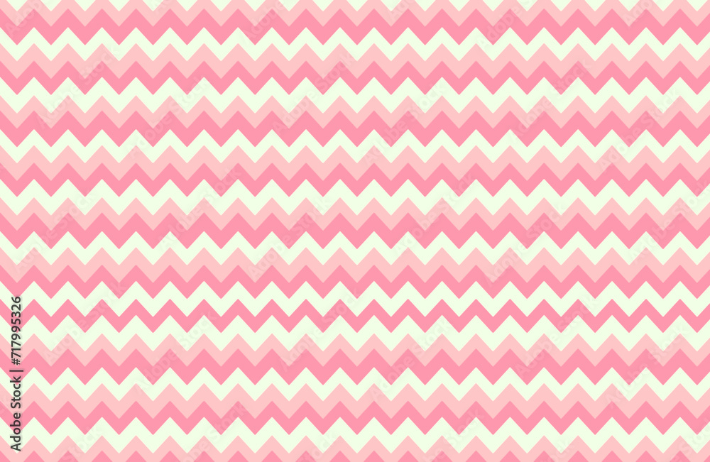 Pink waves zig zag seamless background texture. Popular zigzag pastel chevron pattern on white background Pink waves zig zag seamless background texture. Popular zigzag pastel chevron pattern on white background